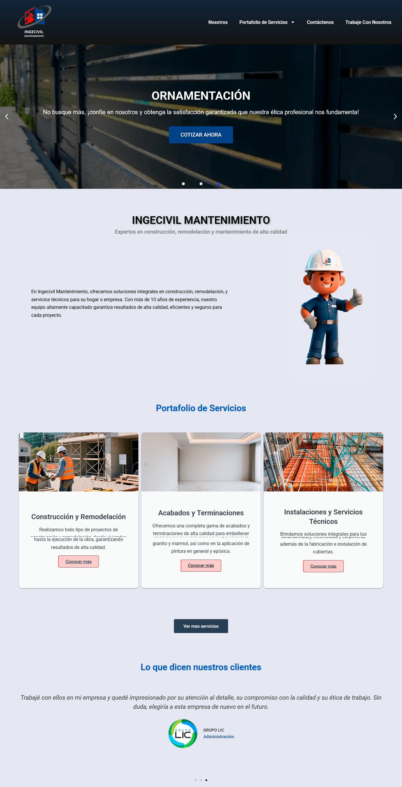 Ingecivil Mantenimiento